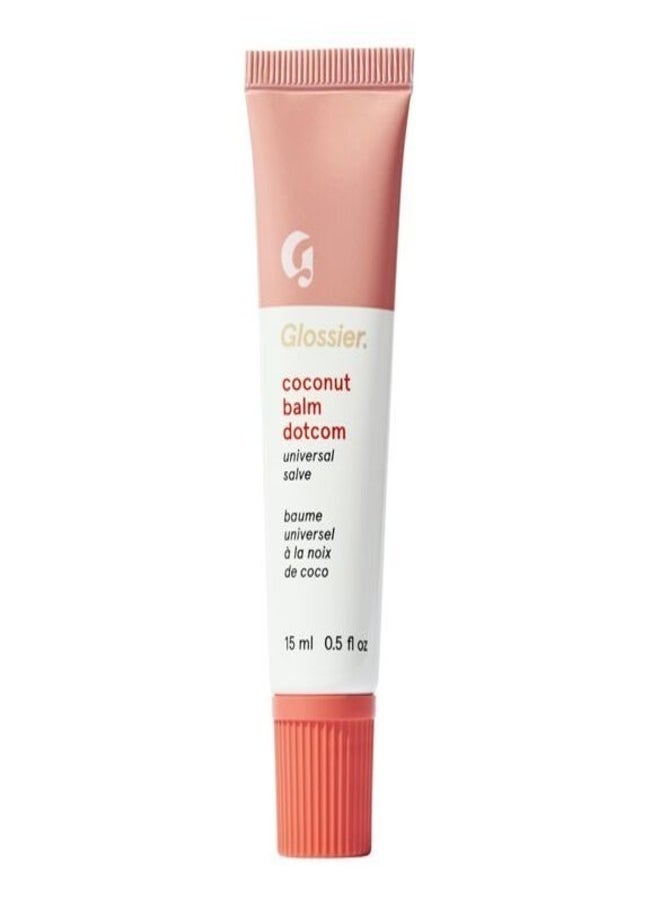 Glossier Balm Dotcom Universal Lip Balm & Skin Salve, Coconut 15ml - Hydrating & Multipurpose
