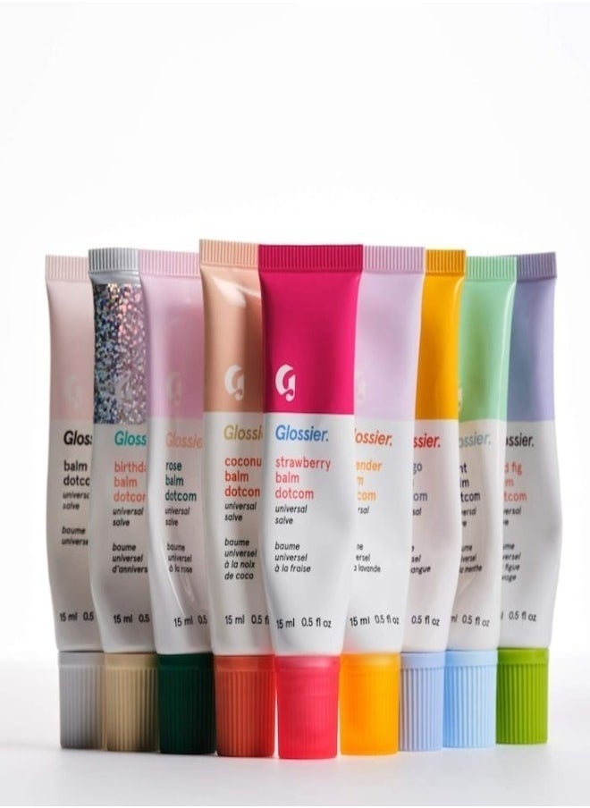 Glossier Balm Dotcom Universal Lip Balm & Skin Salve, Lavender 15ml - Hydrating & Multipurpose