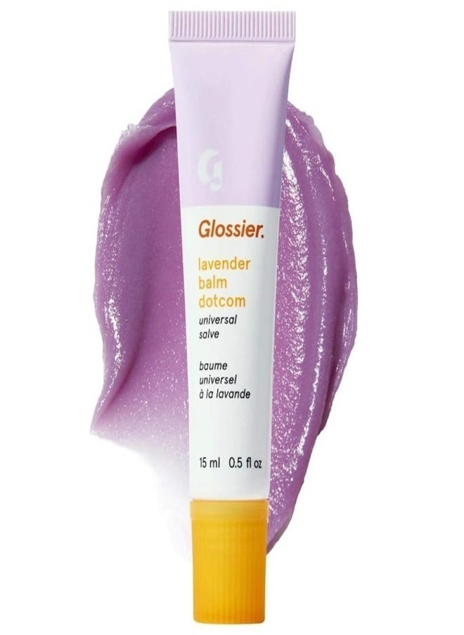 Glossier Balm Dotcom Universal Lip Balm & Skin Salve, Lavender 15ml - Hydrating & Multipurpose