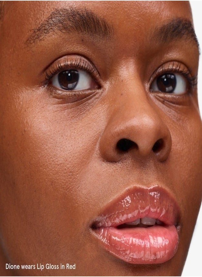 Glossier Ultra Shiny Shimmer Lip Gloss 4.2ml - Red - subtle transparent red ,  High Gloss Finish