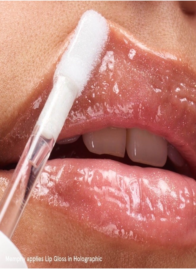 Glossier Ultra Shiny Shimmer Lip Gloss 4.2ml - Holographic - shimmering opalescent , High Gloss Finish