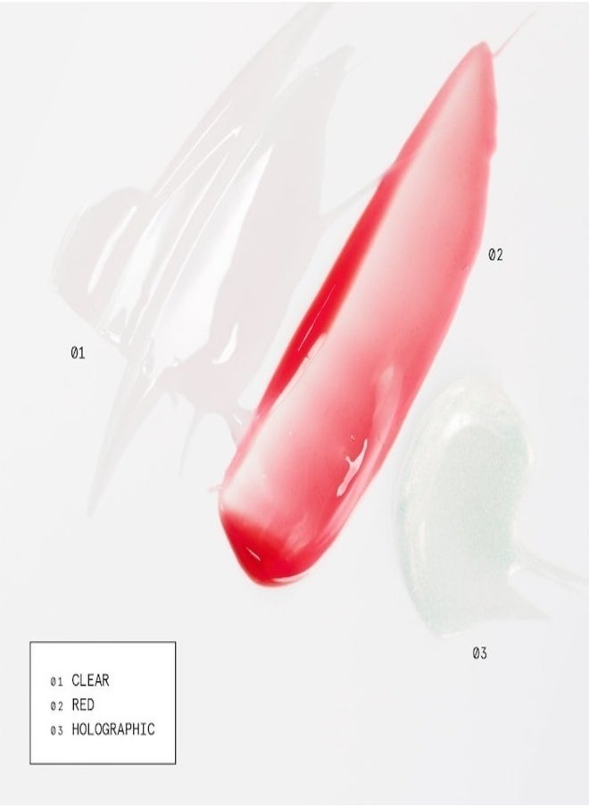 Glossier Ultra Shiny Shimmer Lip Gloss 4.2ml - Holographic - shimmering opalescent , High Gloss Finish