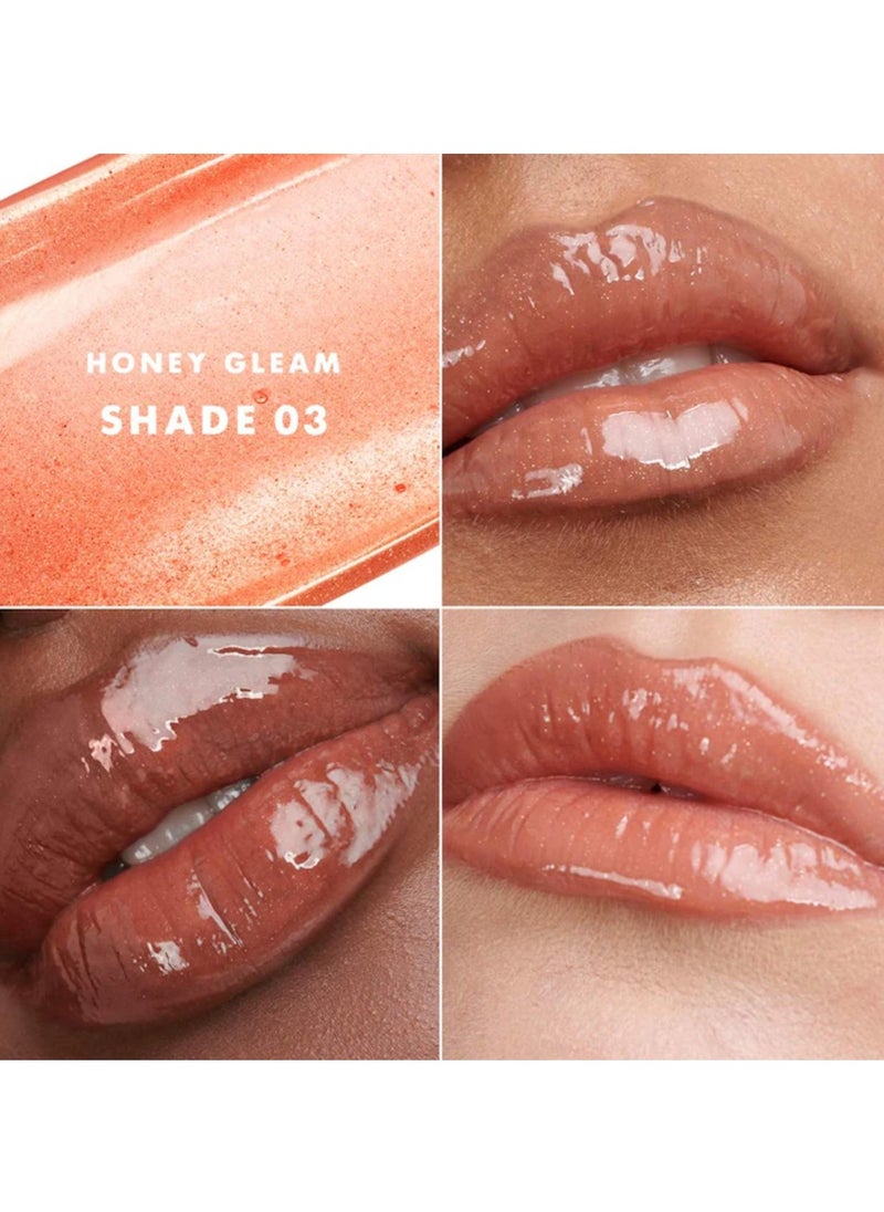 Prisma Glass Hydrating Lip Gloss- 03 Honey Gleam, 3.5ml