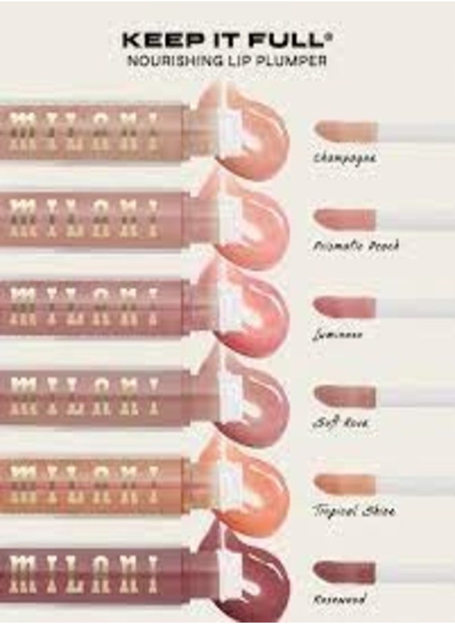 Milani Ludicrous Lip Gloss – Luster Light 110 | High-Shine 3D Gloss, Moisturizing, Non-Sticky, Long-Lasting, Richly Pigmented, Vegan & Cruelty-Free