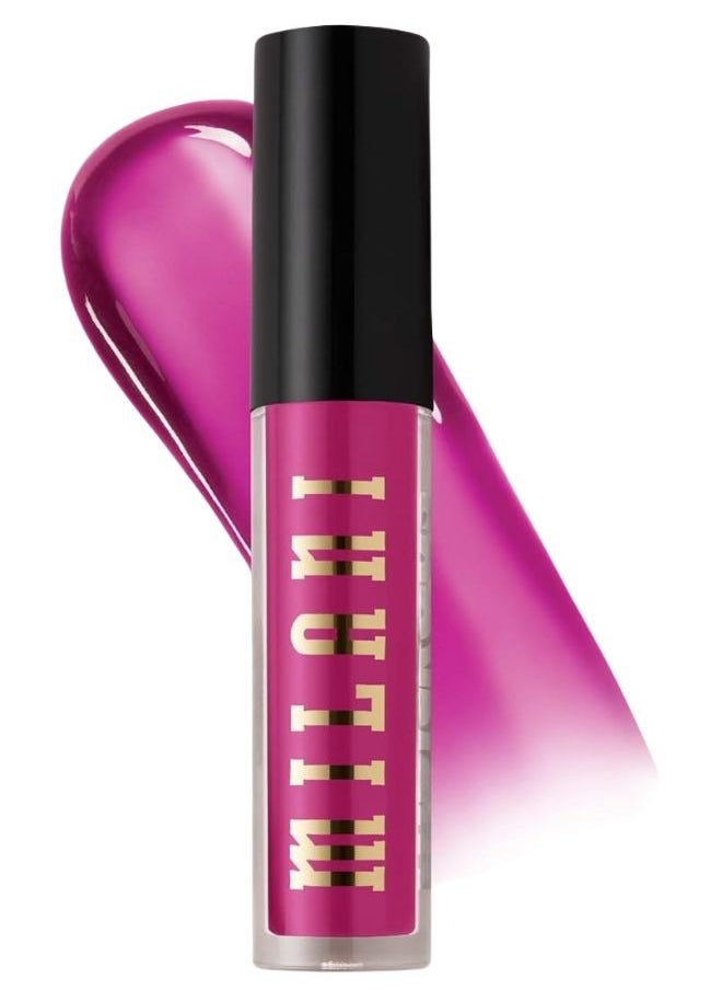 Milani Ludicrous Lip Gloss – 180 Powder Suit | High-Shine 3D Gloss, Moisturizing, Non-Sticky, Long-Lasting, Richly Pigmented, Vegan & Cruelty-Free