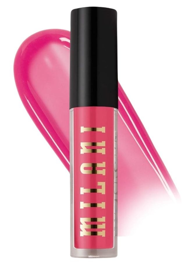 Milani Ludicrous Lip Gloss – Hella Fresh  | High-Shine 3D Gloss, Moisturizing, Non-Sticky, Long-Lasting, Richly Pigmented, Vegan & Cruelty-Free