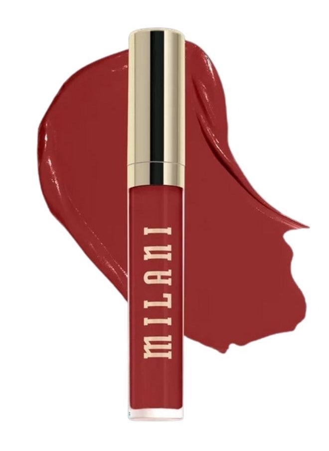 Milani Stay Put Liquid Longwear Lipstick 190: We Stan: Bold, Smudge-Proof Matte Lip Color with Intense Pigmentation and 16-Hour Wear