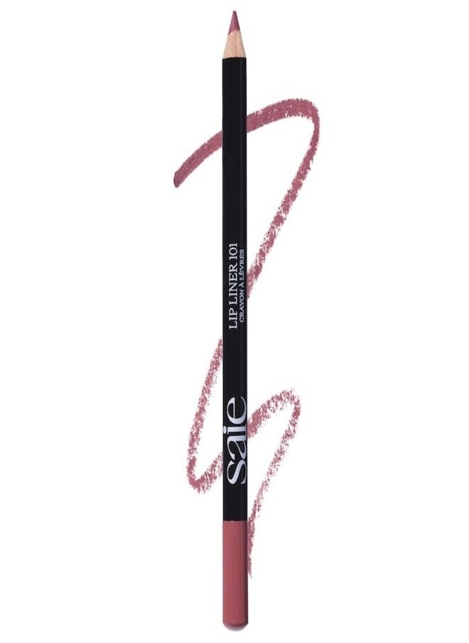 SAIE Lip Liner 101 - Nourishing & Defining Lip Pencil ,  Twist - nude mauve 1.1g