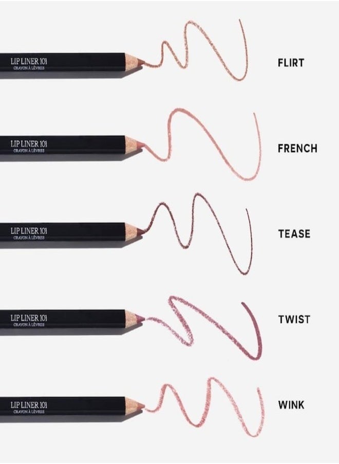 SAIE Lip Liner 101 - Nourishing & Defining Lip Pencil ,  Flirt - caramel nude 1.1g