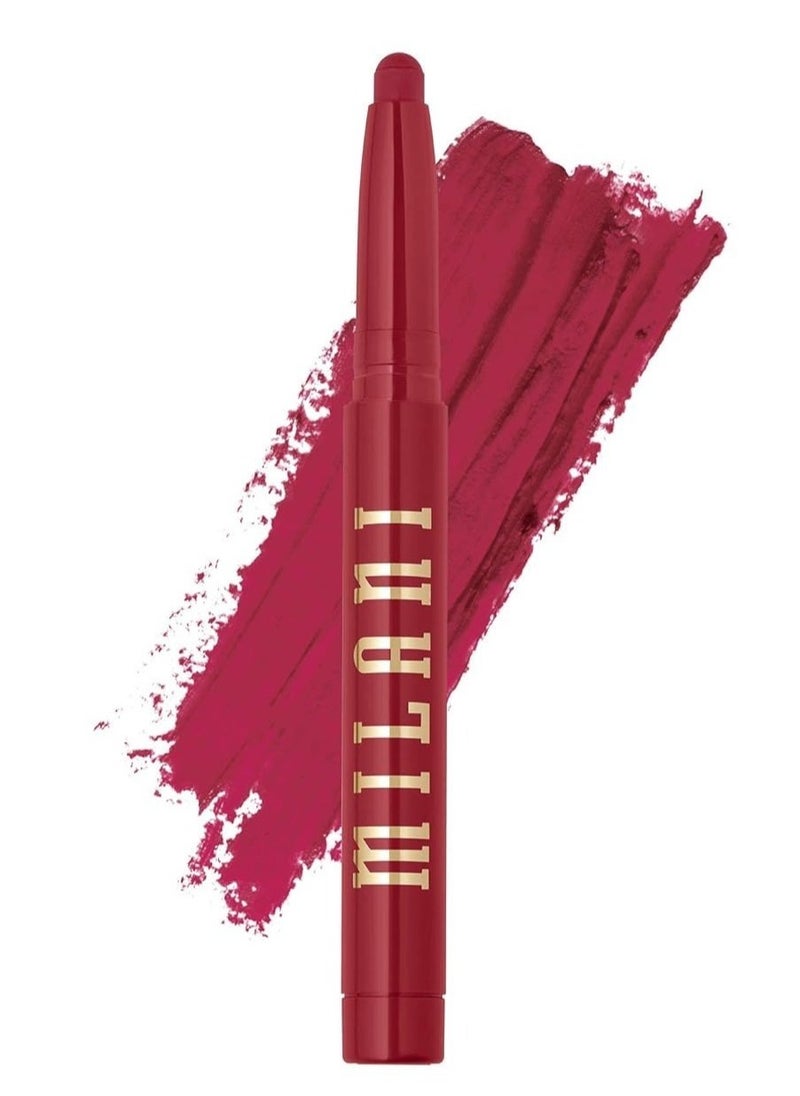 Milani Ludicrous Matte Lip Crayon Long Lasting Cream-to-Matte Lip Color, Matte Lip Color Stock With Glide-On Formula, Vegan & Cruelty-Free ( 190 V Cute) 1.4g