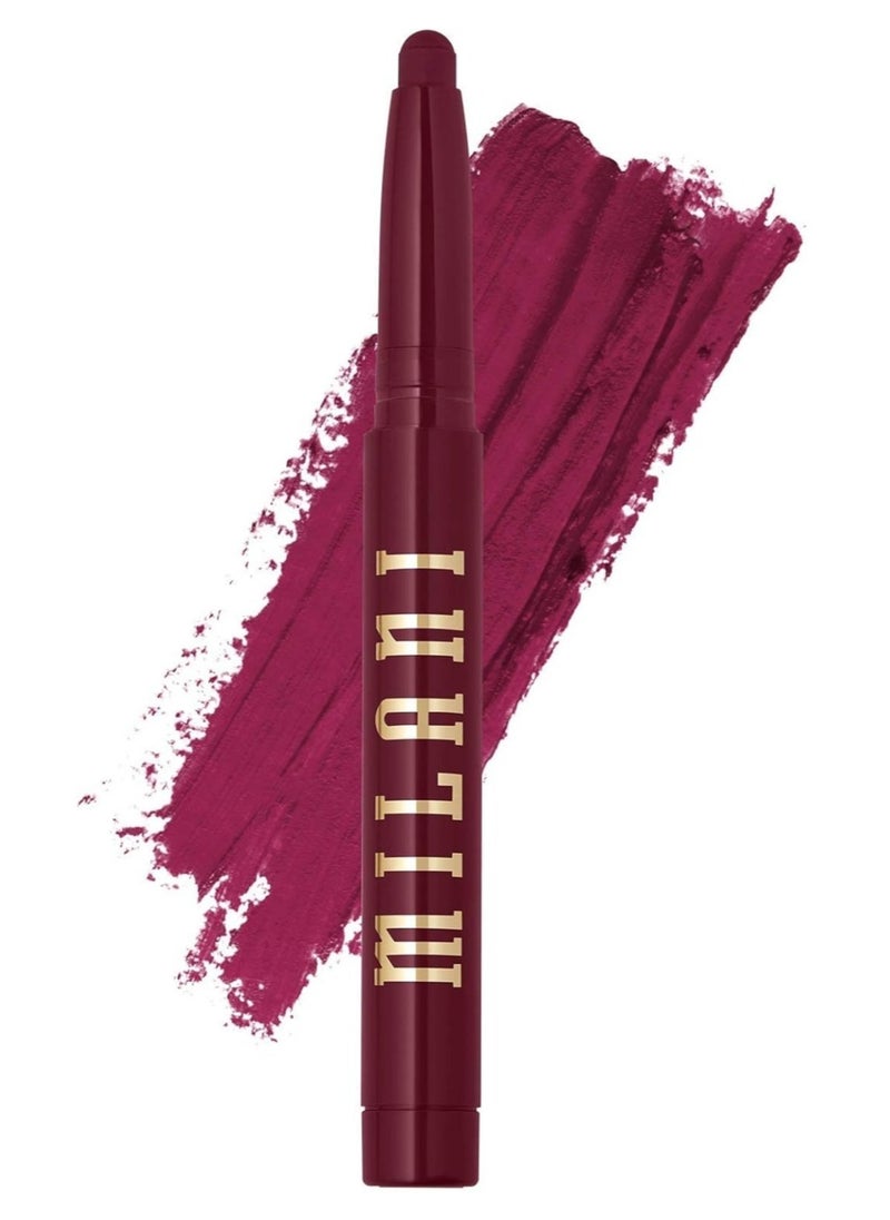 Milani Ludicrous Matte Lip Crayon Long Lasting Cream-to-Matte Lip Color, Matte Lip Color Stock With Glide-On Formula, Vegan & Cruelty-Free ( 180 Reckless ) 1.4g