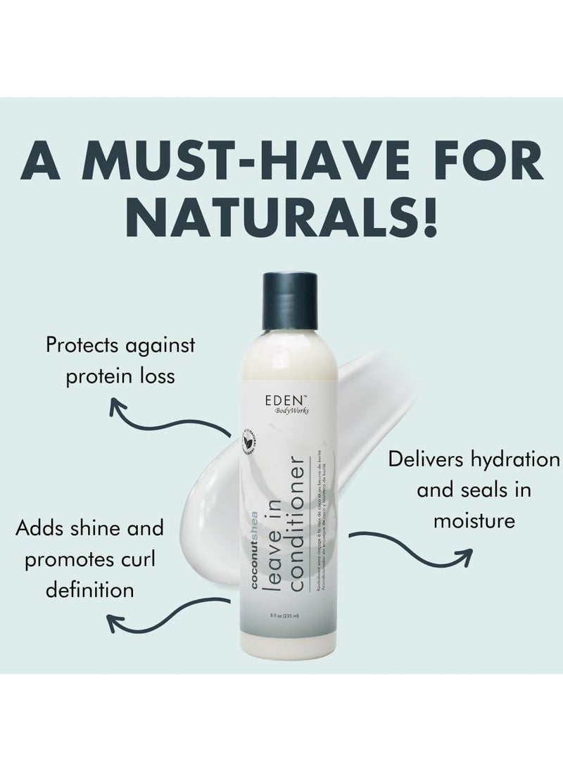 COCONUT SHEA LEAVE IN CONDITIONER 8 FL OZ, 235 ml
