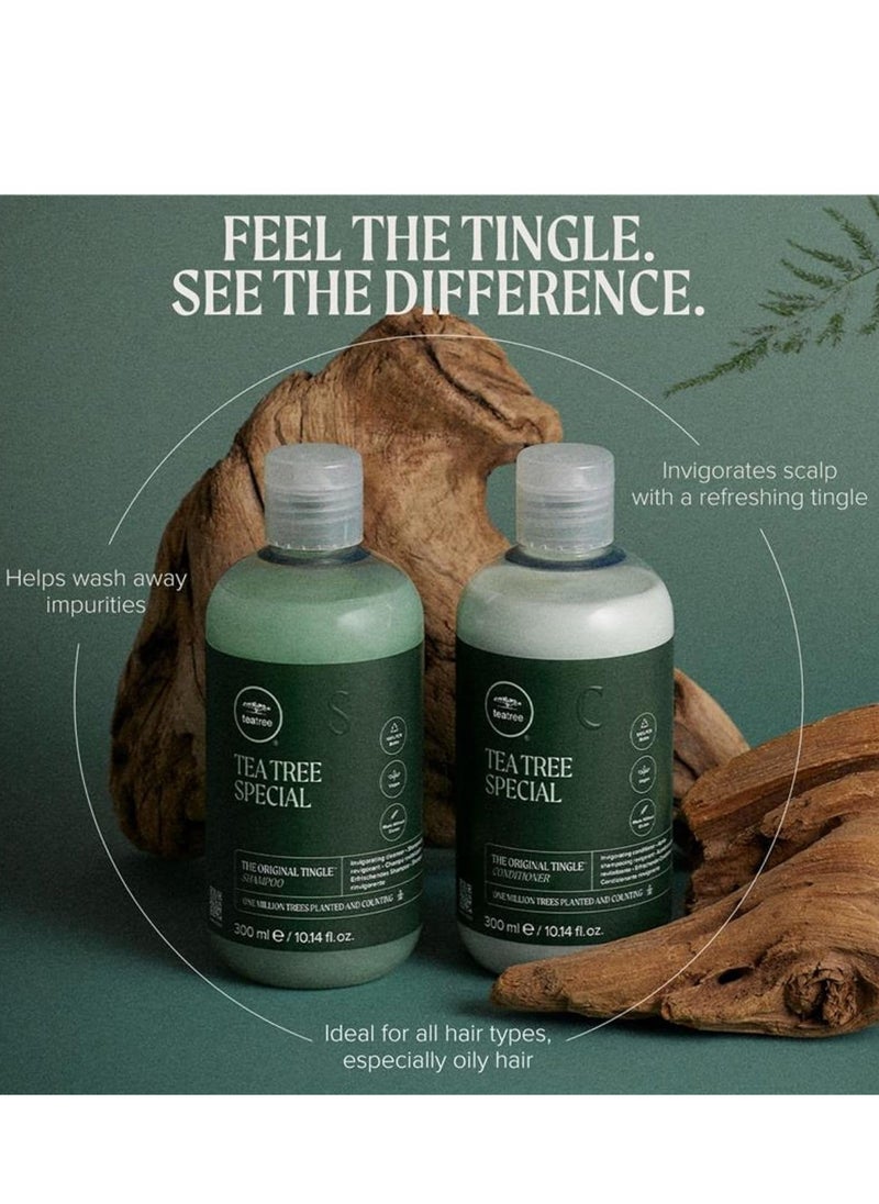 Tea Tree Special Conditioner, Detangles, Smooths + Softens, For All Hair Types