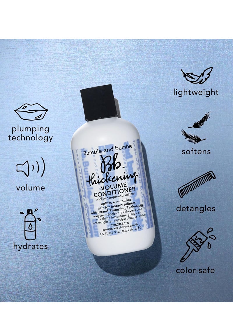 Bumble and bumble. Thickening Volumizing Conditioner | For Instant Fullness | Moisturizing | Color Safe | Straight to Wavy
