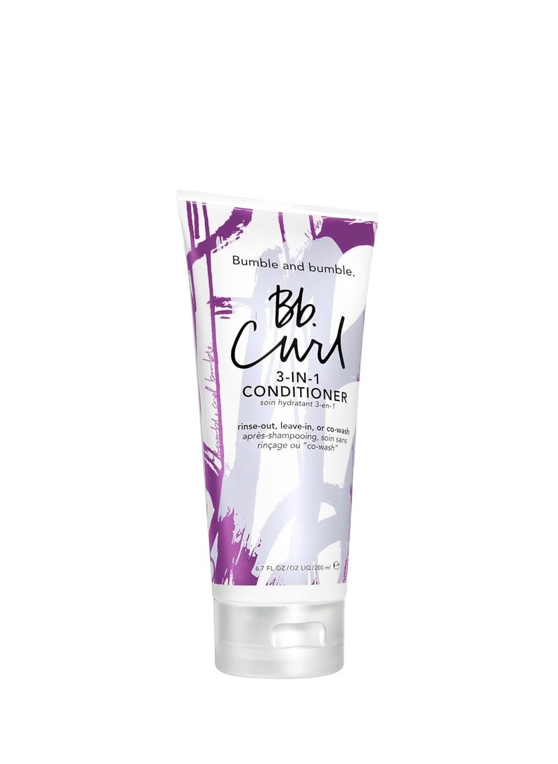Bumble and bumble. Curl 3-in-1 Conditioner | Rinse-Out, Leave-In, Co-Wash For Moisturized Curls | Anti Frizz + Color Safe | Coily, Curly, Wavy | With Jojaba Oil, Avocado Oil + Coconut Oil