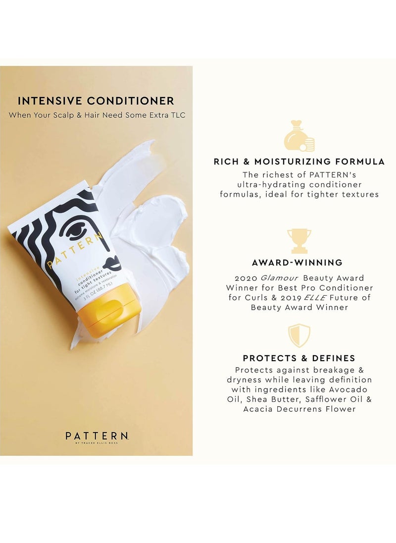 PATTERN Beauty by Tracee Ellis Ross Intensive Conditioner for Tight Textures Extreme Moisture and Restoration Curl Conditioner for Curly & Coily Hair Shea Butter, Avocado Oil & Vitamin E