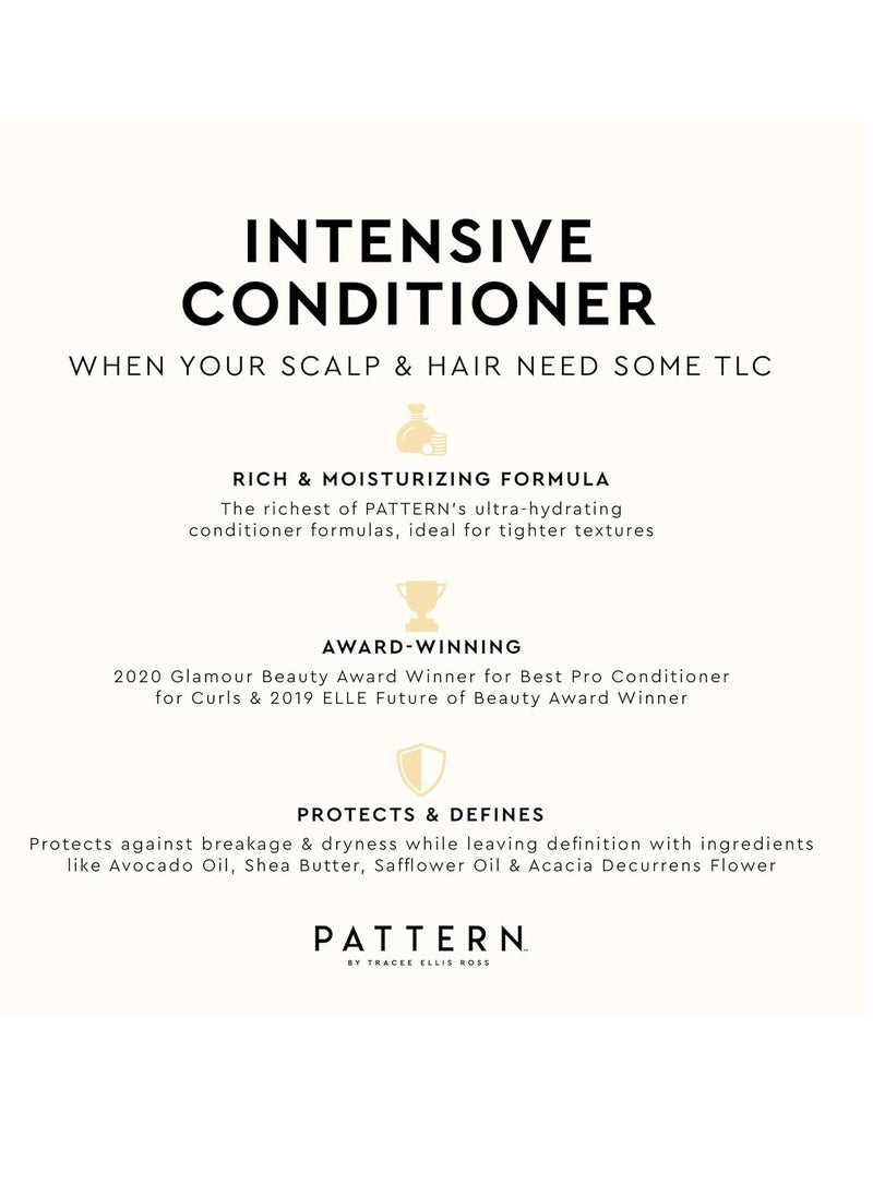 PATTERN Beauty by Tracee Ellis Ross Intensive Conditioner for Tight Textures Extreme Moisture and Restoration Curl Conditioner for Curly & Coily Hair Shea Butter, Avocado Oil & Vitamin E