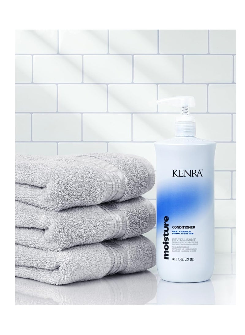 Kenra Moisture Conditioner | Boost Hydration | Improve Manageability and Shine | Nourish Dry Hair | Color Safe | Efforless Detangling | Normal to Dry Hair