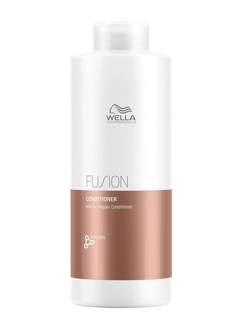 Wella Professionals Fusion Intense Repair Conditioner | For Damaged Hair| Hair Repair| Anti-Hair Breakage| 33.8 Fl Oz