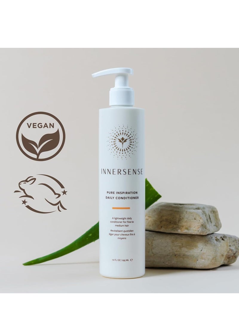 INNERSENSE Organic Beauty - Natural Pure Inspiration Daily Conditioner | Non-Toxic, Cruelty-Free, Clean Haircare (10oz)