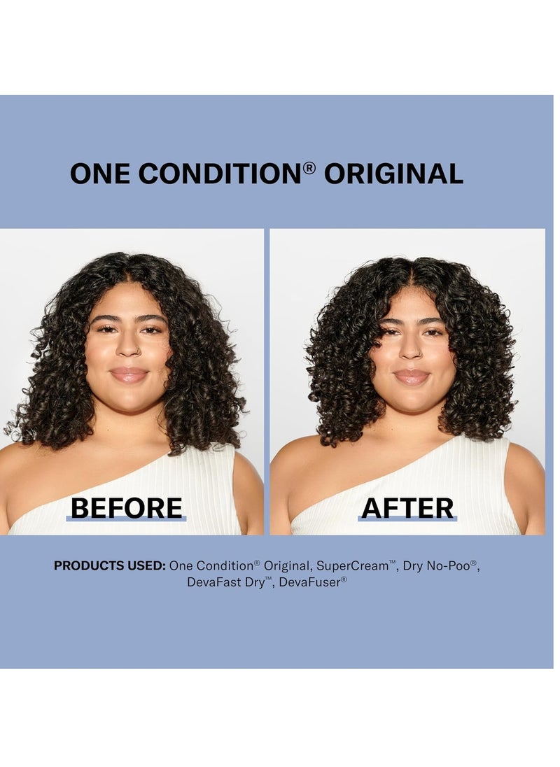 DevaCurl One Condition Original Rich Cream Conditioner | Control and Reduces Frizz | Fights Tangles | Leaves Curls Nourished