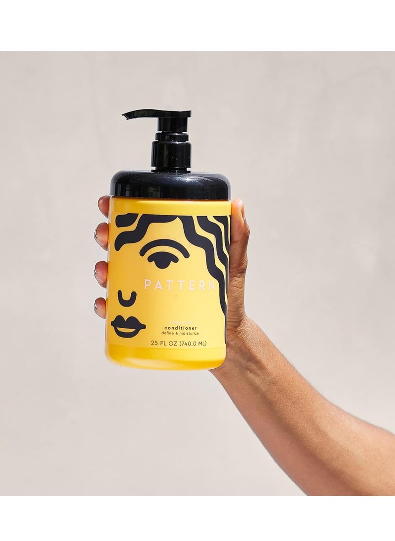 PATTERN Beauty by Tracee Ellis Ross Leave-In Conditioner 25 fl oz - Rich Moisture for Curly, Coily and Tight-Textured Hair, 3a to 4c,25 fl oz