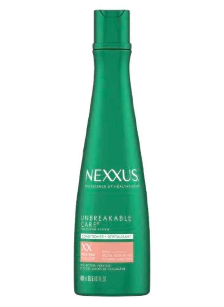 Nexxus Unbreakable Care Thickening Conditioner with Keratin, Collagen, Biotin for Fine and Thin Hair 13.5 oz