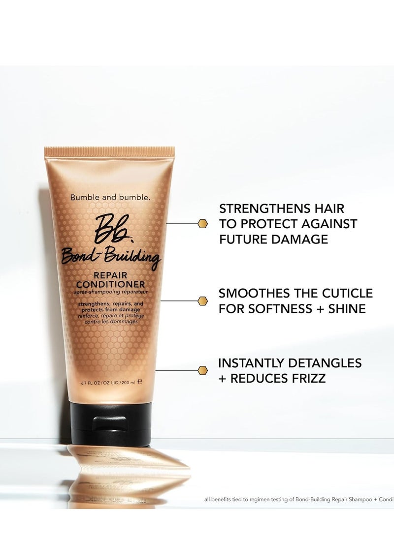Bumble and bumble. Bond-Building Hair Repair Conditioner | For Damaged Hair | Color Safe | Anti Frizz + Adds Shine | Curly, Wavy, Straight