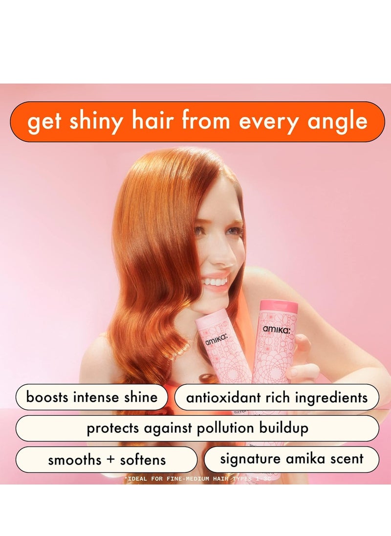 amika mirrorball high shine + protect antioxidant conditioner