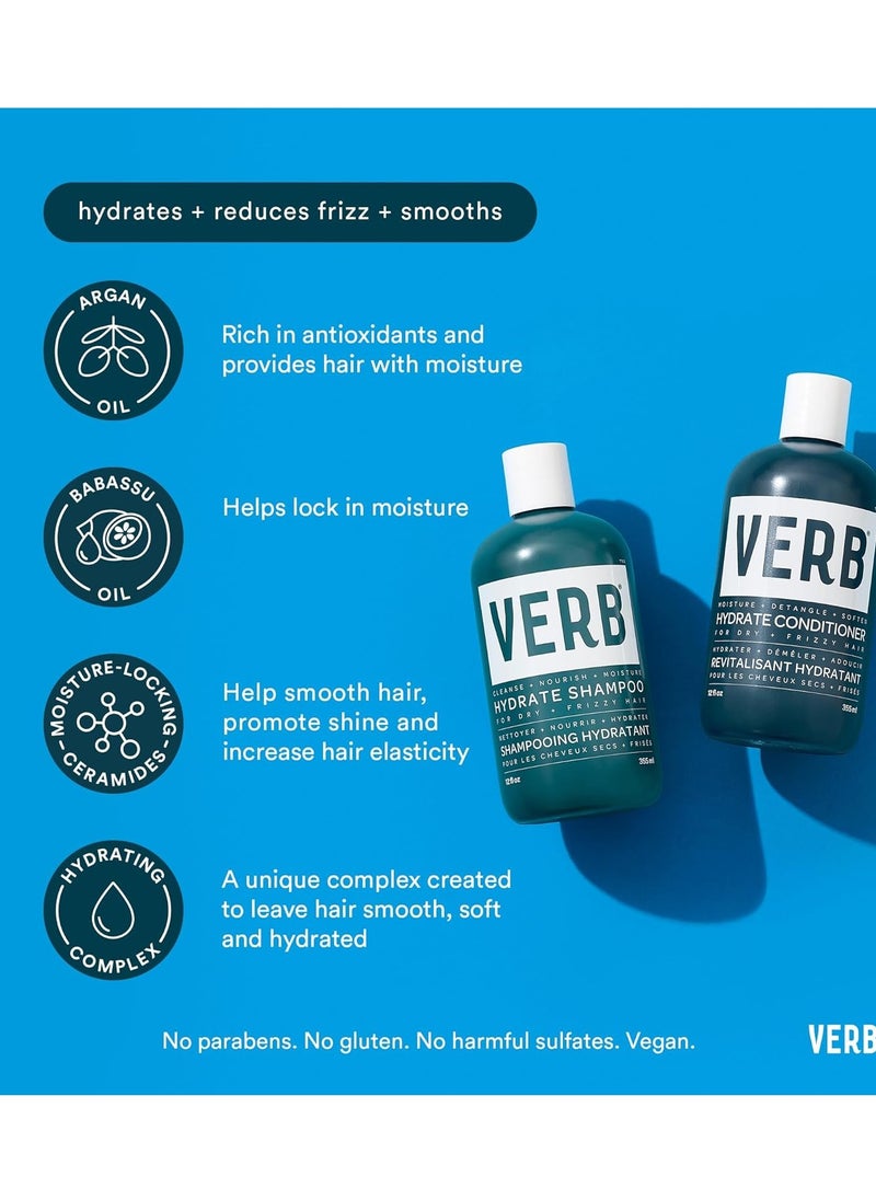 VERB Hydrate Conditioner Detangles Dry and Frizzy Hair to Reduce Frizz and Add Moisture Hair