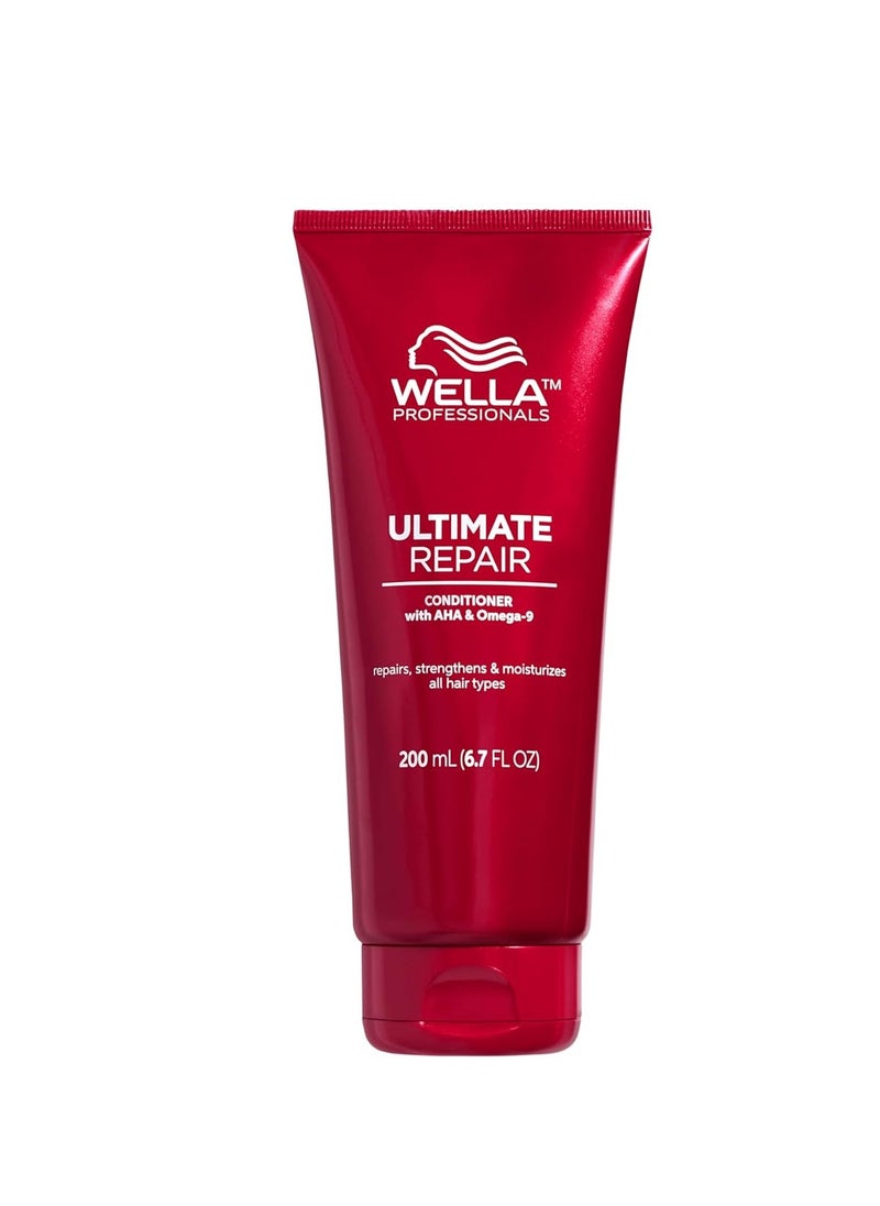 Wella Professionals ULTIMATE REPAIR Conditioner for Damaged Hair | Deeply Nourishing | Repairs, Strengthens, & Moisturizes with AHA & Omega-9 | For All Hair Types