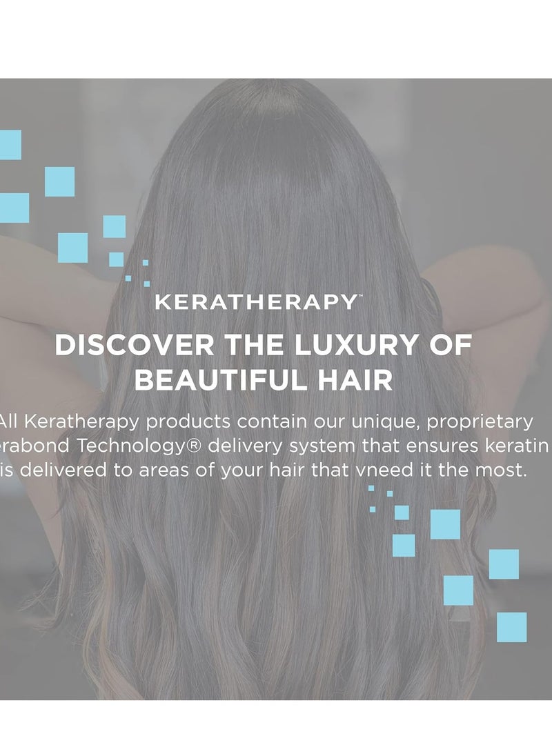 KERATHERAPY Keratin Infused Moisture Conditioner, 10.1 fl. oz., 300 ml - Hydrating & Moisturizing Conditioner for Dry or Damaged Hair with Collagen, Jojoba Oil, & Kerabond Technology - Sulfate Free
