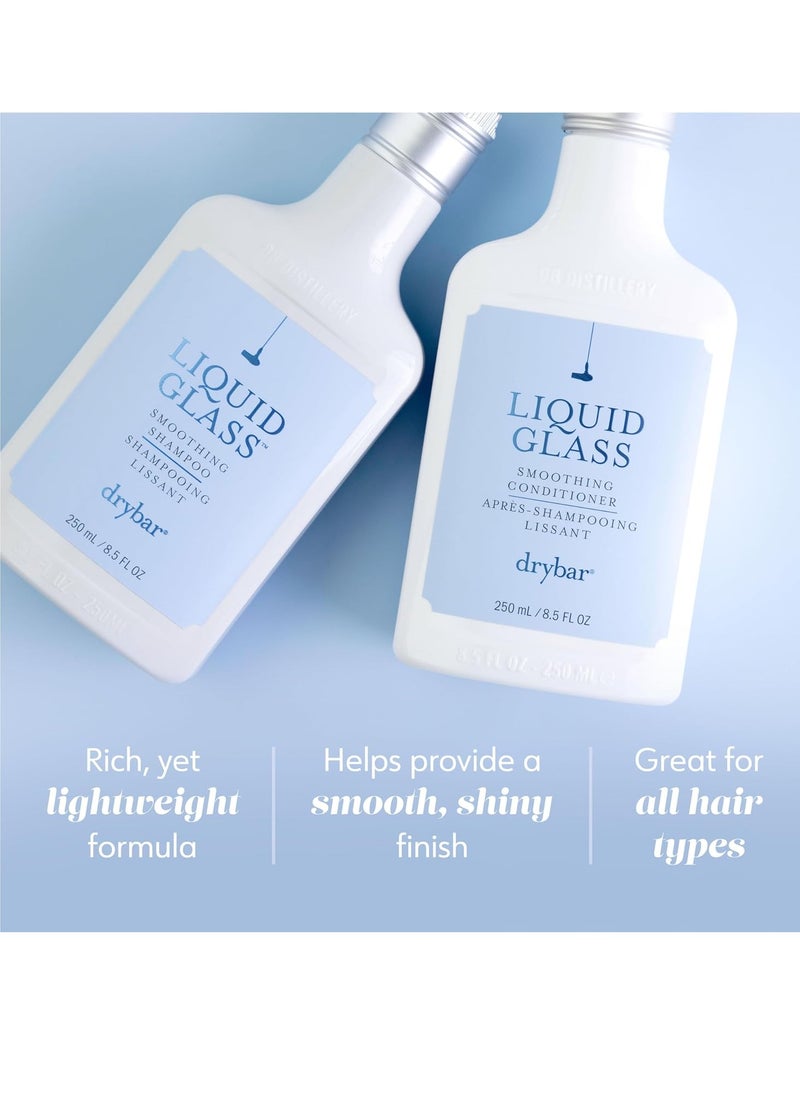 Drybar Liquid Glass Smoothing Conditioner | Reduces Frizz, Adds a Smooth & Shiny Finish, Lightweight Formula for all Hair Types, Vegan & Cruelty Free