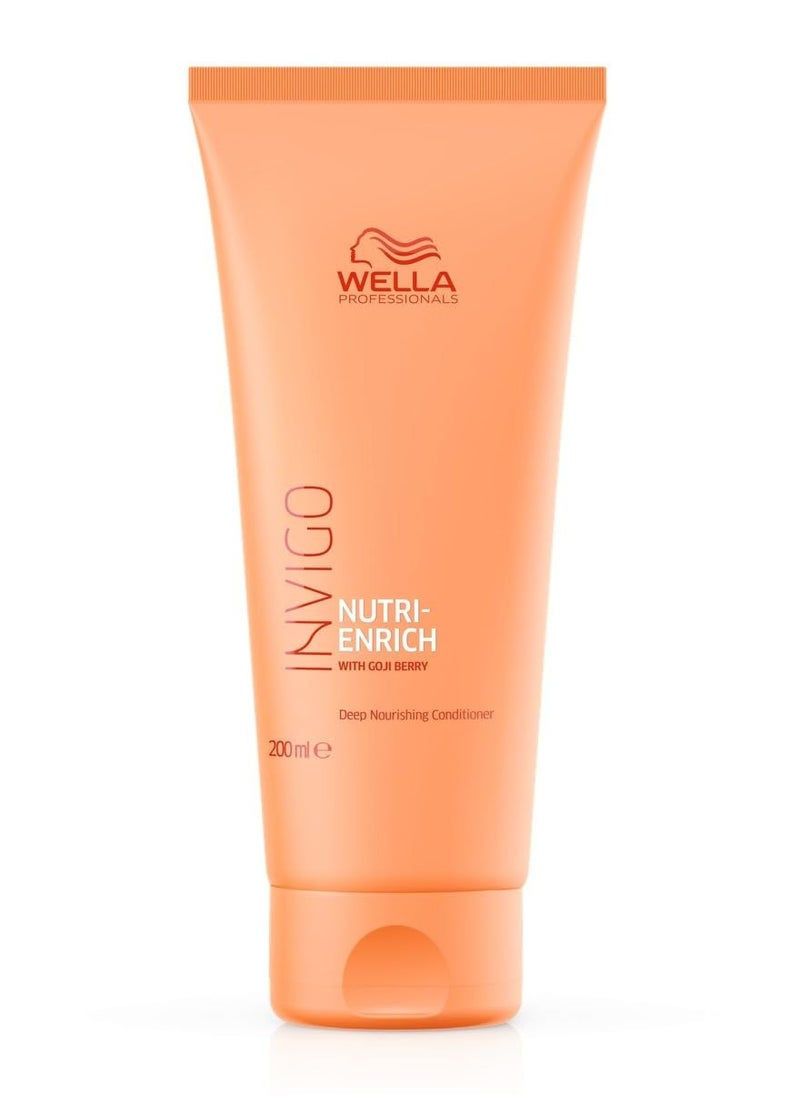 Wella Professionals Invigo Nutri-Enrich Conditioner| Deep Nourishing & Moisturizing| For Dry & Damaged Hair| 8.4 Fl Oz