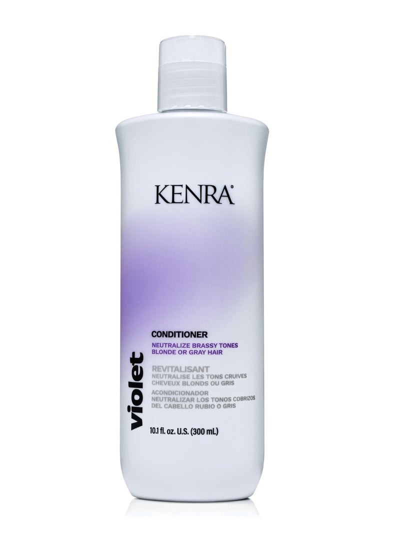 Kenra Violet Conditioner | Eliminates Brassy Tones | Purple Pigment + Deposit | Neutralizes Yellow | Moisturizes Processed Hair | Enhances Vibrancy of Blonde or Gray Hair | Color Safe
