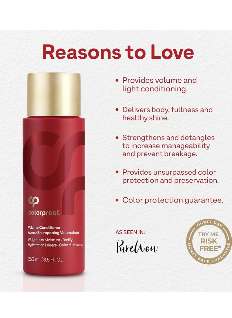 Colorproof Volume Conditioner for Women 8.5 Fl. Oz. Volume Conditioner, White Nectarine Scent, Sulfate Free Conditioner