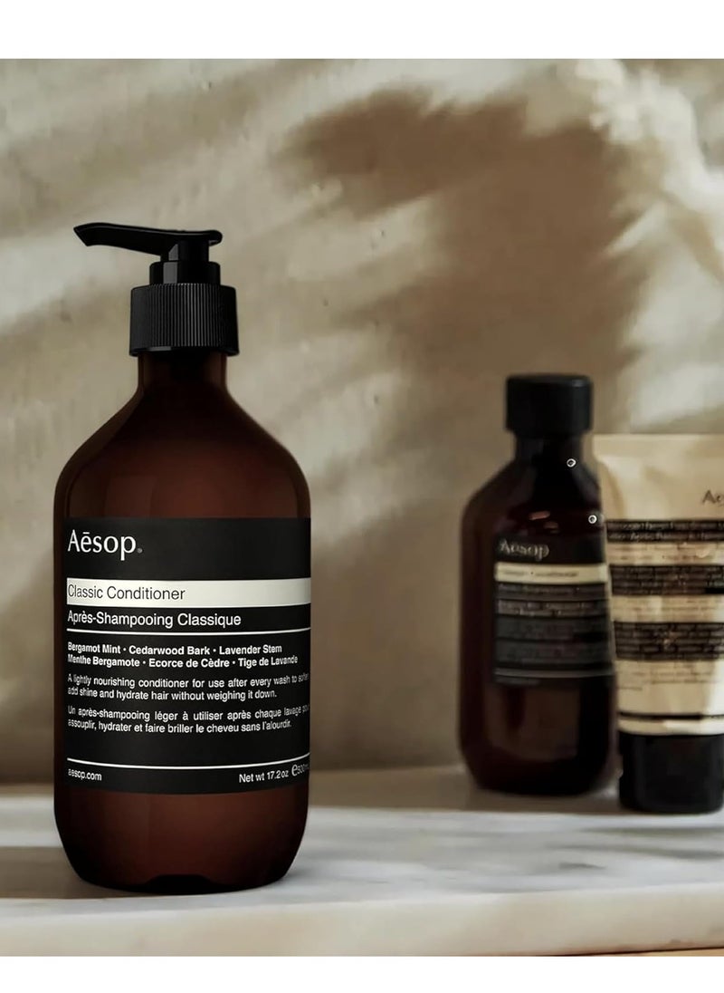 Aesop Classic Conditioner | Lightly Nourish, Hydrate, Disentangle and Smooth Hair | Botanical Oils with Hydrating and Hair-Softening Properties | 17.7 oz