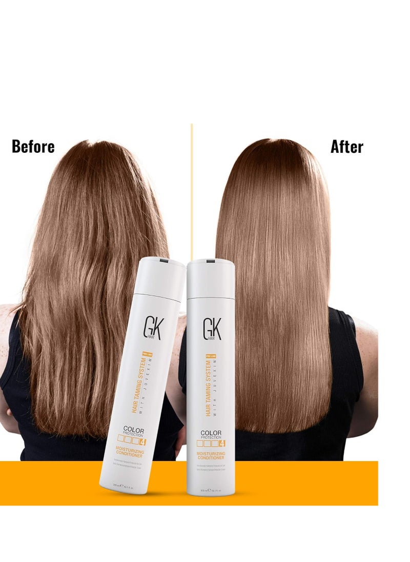 GK HAIR Global Keratin Moisturizing Conditioner (300ml/10.1 Fl Oz) for Hydrating Color Protection Dry Damage Curly Frizzy Color Treated Hair Repair Organic Paraben Sulfate Free All Hair Types