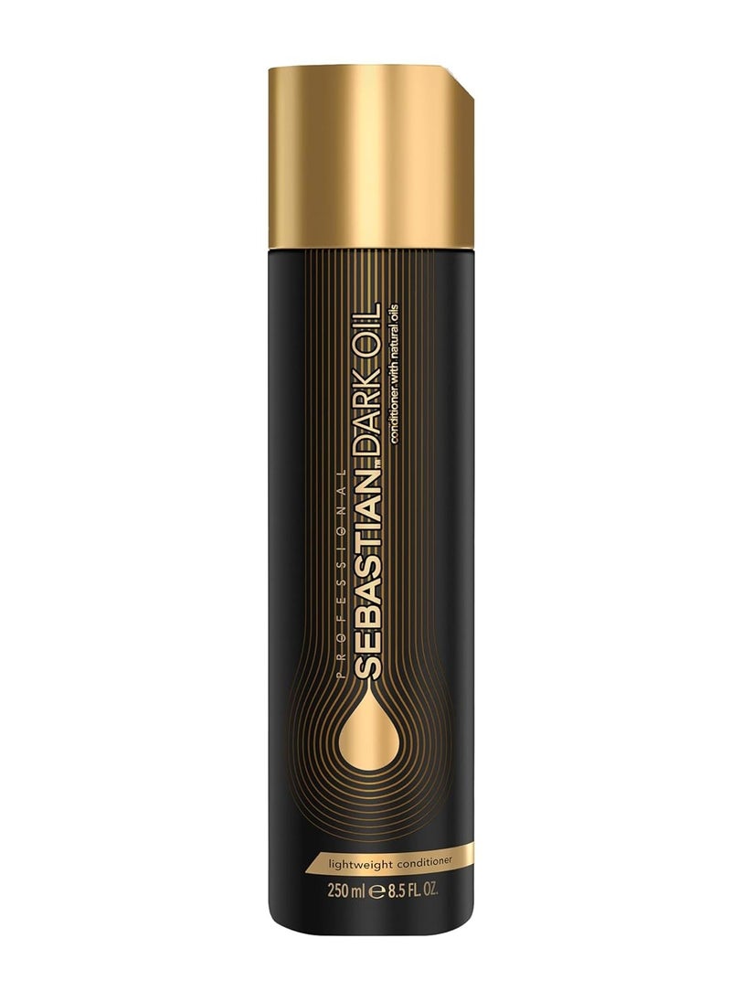 Sebastian Professional Dark Oil Lightweight Conditioner | Infused with Jojoba & Argan Oil for Silky, Smooth Conditioned Hair