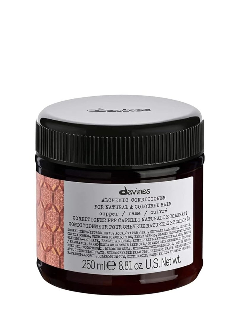 Davines Alchemic Conditioner, Color-Safe Nourishment To Illuminate And Enhance Color Treated Hair, Various Shades, 8.81 oz.