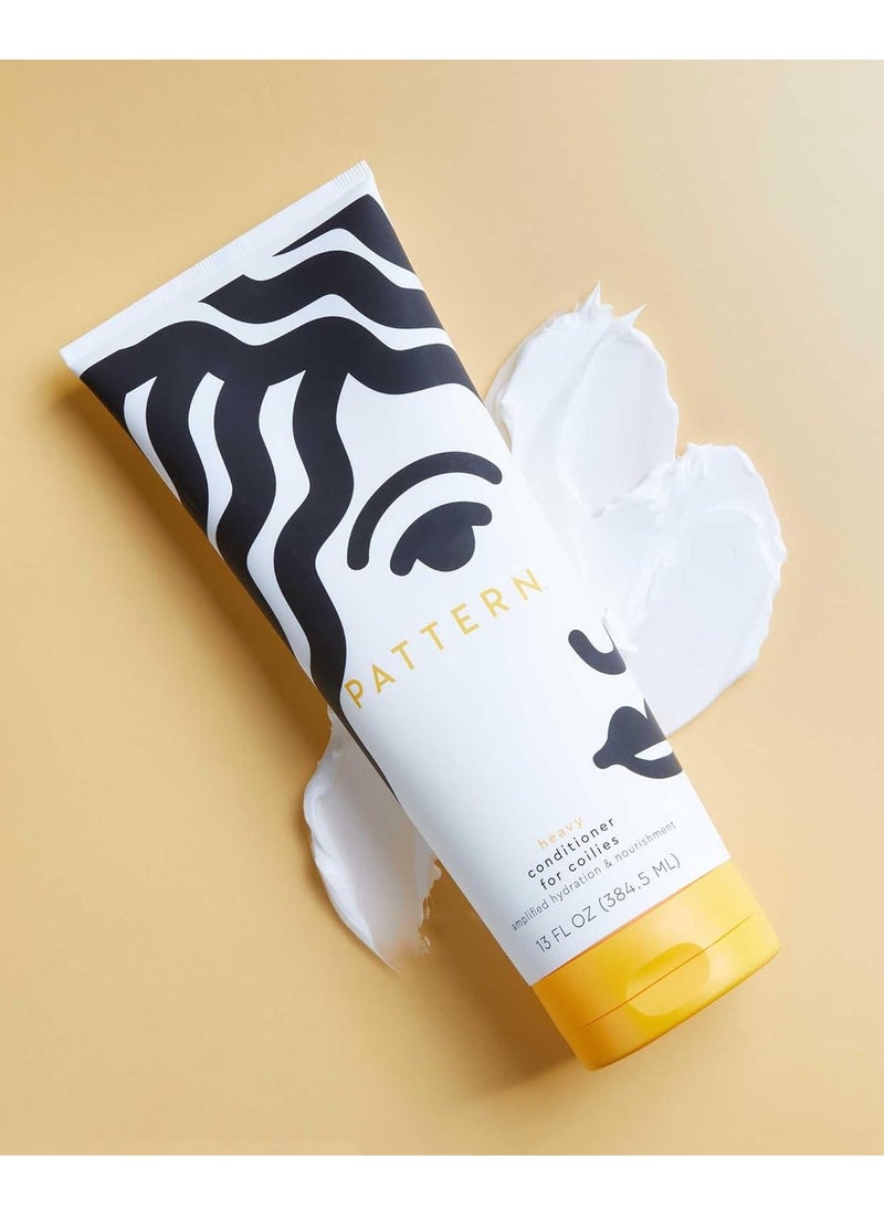 PATTERN Beauty by Tracee Ellis Ross Heavy Conditioner, 13 Fl Oz, Avocado Oil, Shea Butter & Safflower Oil, Rich Moisture for Curlies, Coilies and Tight-Textures, 3a-4c
