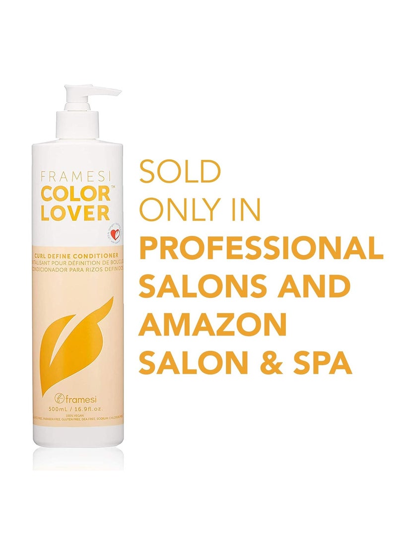 Color Lover Curl Define Conditioner, 16.9 fl oz, Conditioner for Curly Hair with Quinoa, Color Treated Hair