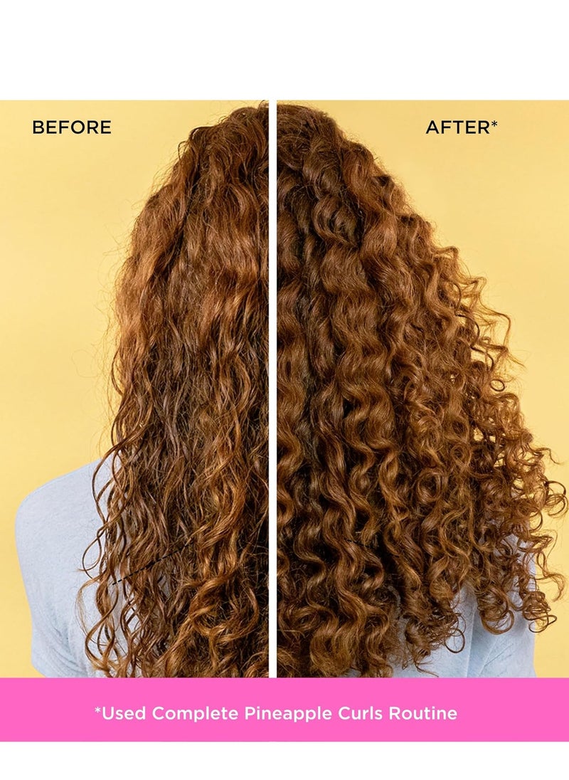 Pacifica Beauty, Pineapple Curls Defining Natural Conditioner, For Curly, Coily and Textured Hair Types, Pineapple Scent, Sulfate Free and Silicone Free, 100% Vegan and Cruelty Free