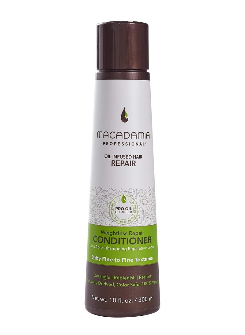 Macadamia Professional Hair Care Sulfate Weightless Repair Conditioner, Sheer Pecan, 10 Fl Oz (Pack of 1)