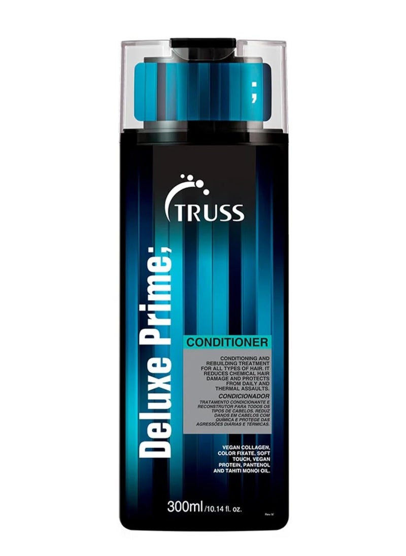 TRUSS Deluxe Prime Conditioner - Deep Conditioning Treatment, Hair Repair & Hair Softener with an Anti Fading Action - Seal Cuticles & Reduce Damage Caused by Chemical Treatments (10.14oz)