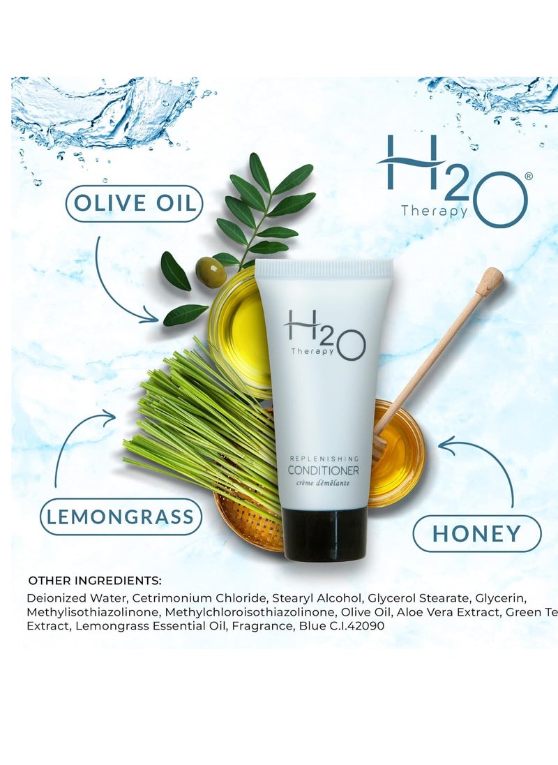 H2O Therapy Conditioner, Travel Size Hotel Hospitality, 0.85 oz (Case of 20)