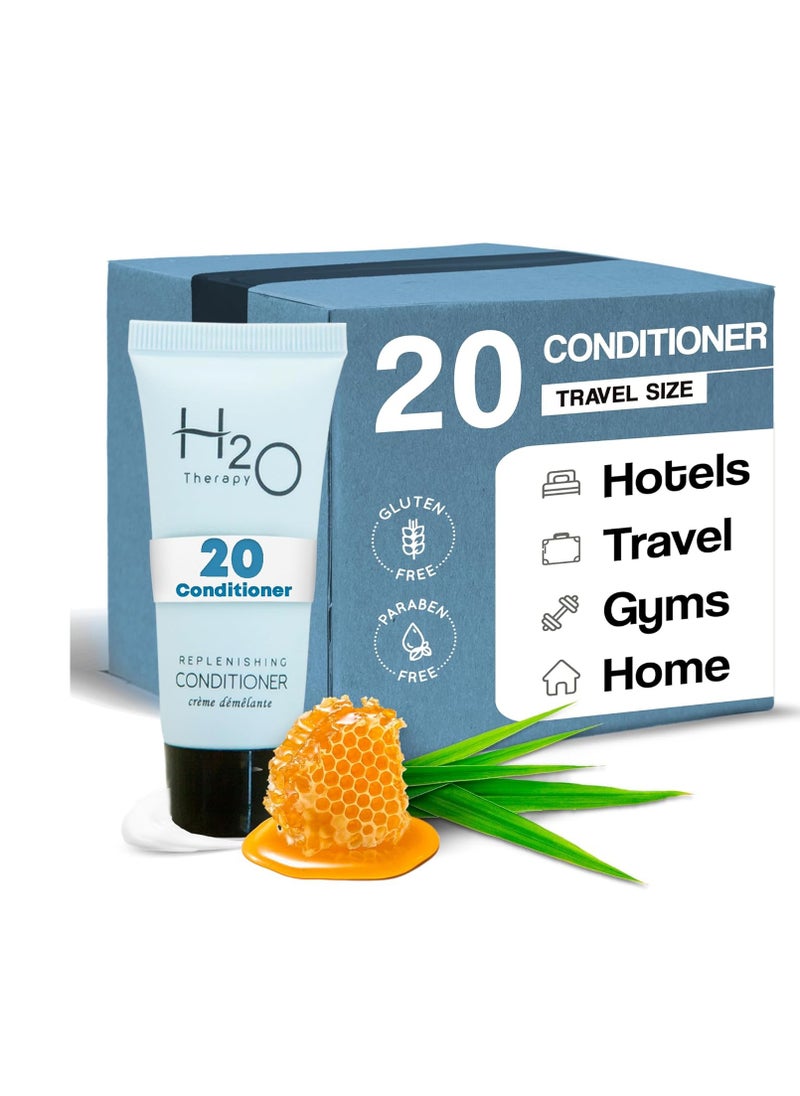 H2O Therapy Conditioner, Travel Size Hotel Hospitality, 0.85 oz (Case of 20)
