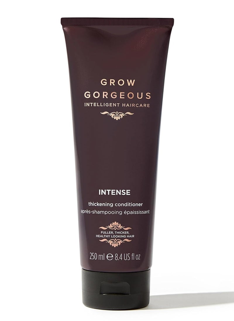 Grow Gorgeous Intense Conditioner - With Caffeine and Omegas for Thicker, Fuller Hair - Vegan, 8.45 oz.