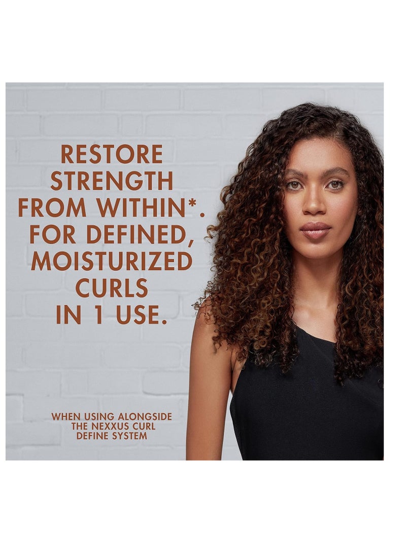 Nexxus Curl Define Leave-in Conditioner for Curly Hair with ProteinFusion Curl Conditioner for Moisturizing Curls 8 oz