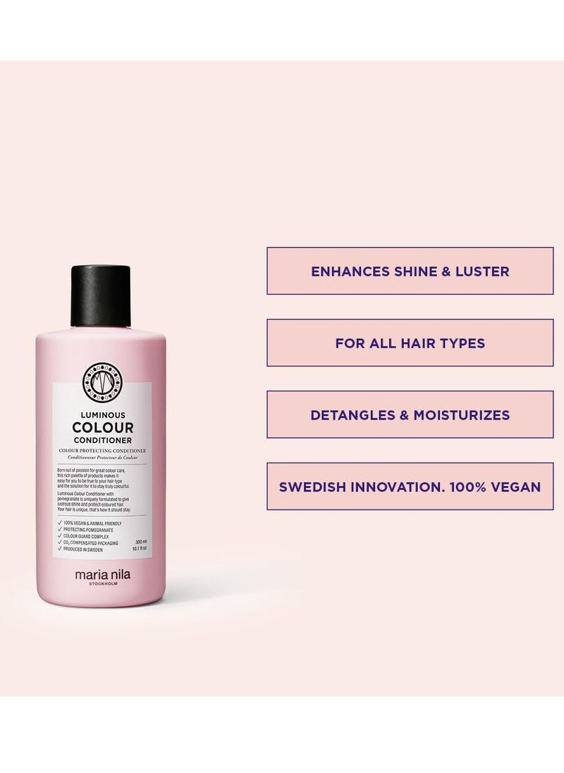 Maria Nila Luminous Colour, Reduces Colour Loss from Washing, Pomegranate Counteracts Dehydration, 100% Vegan & Sulfate/Paraben free
